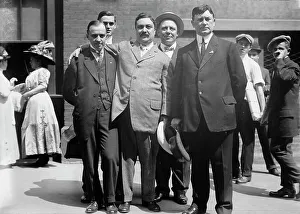 L to R: A.D. Thompson, Morris Cohn, Palmieri, T.F. Cannon, F.J. Gropper, 1912. Creator: Bain News Service