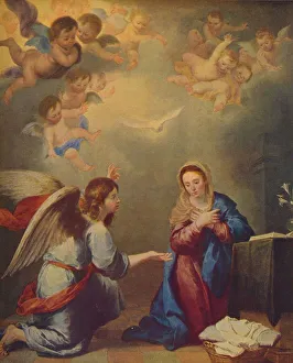 La Anunciacion, (The Annunciation), 1660, (c1934). Artist: Bartolome Esteban Murillo