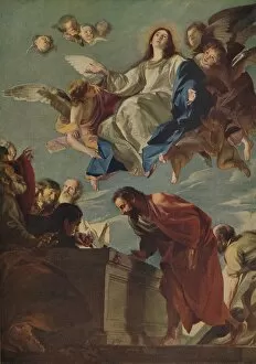A De Beruete Gallery: La Asuncion, (Assumption), 1660, (c1934). Artist: Mateo Cerezo