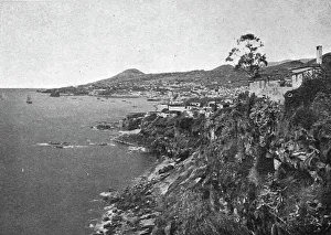Champagne Prints: La baie de Funchal; L'Ouest Africain, 1914. Creator: Champagne
