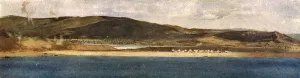 Anzacs Prints: La baie de Suvla et les Falaises d'Anzac; La plage de Suvla: a gauche