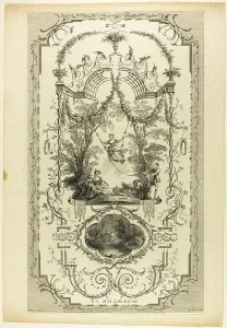 Jacques Philippe Lebas Prints: La Balanceuse, n.d. Creator: Jacques Philippe Le Bas