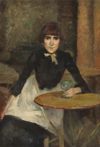 A la Bastille (Jeanne Wenz), 1888. Creator: Henri de Toulouse-Lautrec A la Bastille (Jeanne Wenz), 1888. Creator: Henri de Toulouse-Lautrec