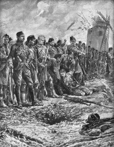 Infantry Prints: La Bataille des Flandres; les London Scottish se reforment sous le feu