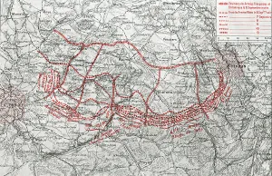 Armies Prints: La Bataille de la Marne; Le mouvement de la bataille du 6 au 13 septembre