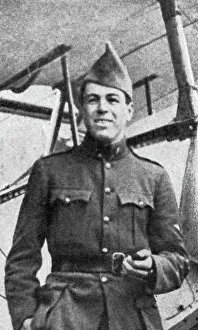 Airman Prints: La Bataille de la Somme; Americain mort pour la France: l'aviateur americain Victor Chapman