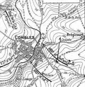 Military Campaign Prints: La bataille de la Somme; La prise de Combles, 1916. Creator: Unknown