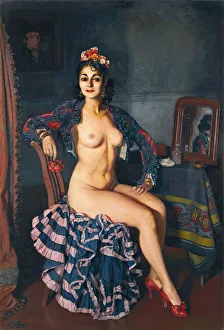 La Bella Oterito (La Oterito in her dressing room), 1936