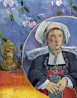 Images Dated 28th August 2008: La Belle Angele, 1889 (1939). Artist: Paul Gauguin