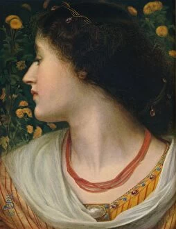 Black Hair Gallery: La Belle Isolde, 1862. Artist: Frederick Augustus Sandys