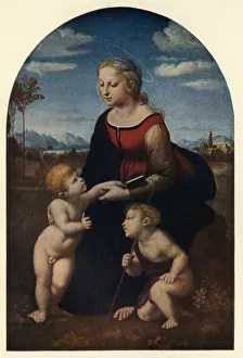 Paul George Prints: La Belle Jardiniere, 1507, (c1912). Artist: Raphael