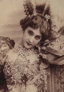 La Belle Otero, 1890s. Creator: Photo studio Reutlinger, Paris