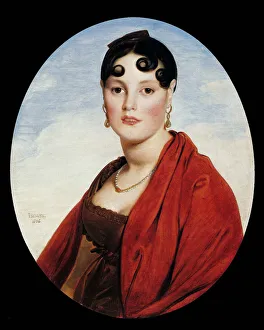 1806 Prints: La Belle Zelie (Portrait of Madame Aymon), 1806