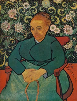 String Prints: La Berceuse (Portrait of Madame Roulin), 1889. Artist: Vincent van Gogh
