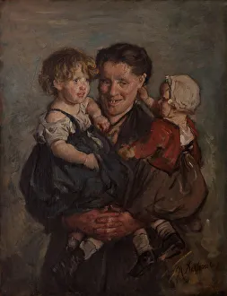 Nanny Prints: La bonne bête, c.1890. Creator: Marcellin-Gilbert Desboutin