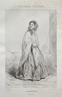 La Boulangere. Creator: Paul Gavarni (French, 1804-1866)