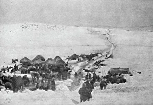 Armenia Prints: La Campagne d'Hiver des russes en Armenie; L'etat-major de la 4e division des chasseurs