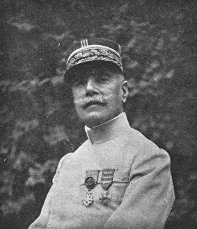 Kepi Prints: La Campagne Macedonienne; le general Cordonnier, 1916. Creator: Unknown