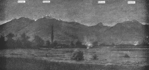 Gunfire Prints: La Campagne Macedonienne; Soir de bataille sur les sommets et les cols monts Nidze (Moglena)
