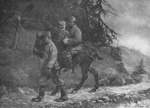 Macedonia Greece Prints: La Campagne Macedonienne; Sur le front de la 11e armee Serbe; un poste d'observation