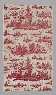 La Caravane du Caire (The Caravan from Cairo) (Furnishing Fabric), France, 1785/89