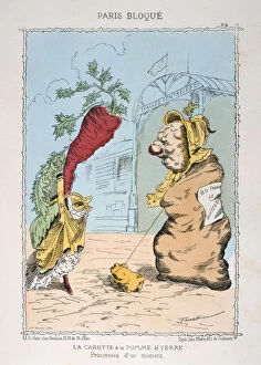 Images Dated 20th September 2005: La Carotte et la Pomme de Terre, 1870-1871