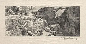 La Carriere de gres, 1890. Creator: Auguste Louis Lepere (French, 1849-1918)