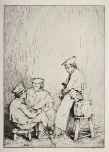 La Carte. Creator: Theodule Ribot (French, 1823-1891)