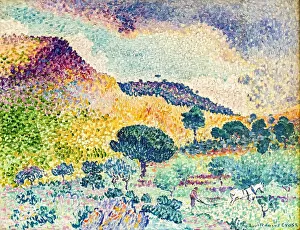 Henri Edmond 1856 1910 Prints: La Chaîne des Maures, 1906-1907. Creator: Cross; Henri Edmond (1856-1910)