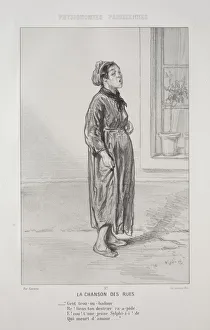 La Chanson des Rues. Creator: Paul Gavarni (French, 1804-1866)