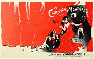 Poster Collection: La Chanson a Montmartre (Songs at Montmartre), 1900. Creator: Grün, Jules-Alexandre
