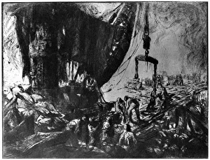 La Chantier, (The Factory), 1924. Artist: Dominique Jouvet-Magron