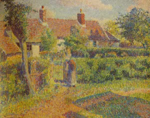 Chimney Prints: La Chaumiere, 1887 (1935). Artist: Camille Pissarro