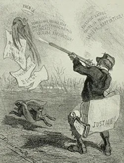 La Comédie politique, 1859. Creator: Félicien Rops