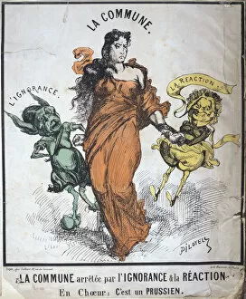 Images Dated 20th September 2005: La Commune arretee par l Ignorance et le Reaction, 1871