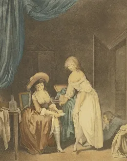Rendezvous Collection: La comparaison. Artist: Janinet, Jean-Francois (1752-1814)