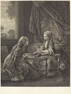 La Confidence, c. 1774/1775. Creator: Jacques Firmin Beauvarlet