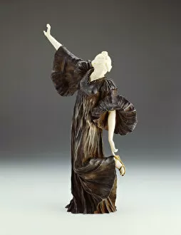 Copper Alloy Collection: La Cothurne (Tragic Pose from Le Jeu d escharpe), France, modeled 1895 (cast 1900)