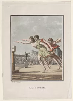 La Course, from 'Hero and Leander', 1801. Creator: Philibert Louis Debucourt