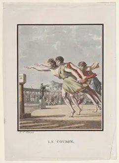 Louis Philibert De Bucourt Prints: La Course, from Hero and Leander, 1801. Creator: Philibert Louis Debucourt