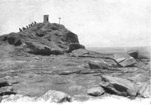 La croix de Dias. Sur l'emplacement qu'occupe la croix actuelle, Bartholomeu Dias... 1914. Creator: Unknown