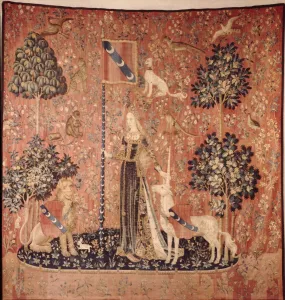 Unicorn Prints: La Dame a la Licorne Tapestry Series, Brussels c1480