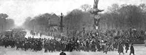 Streets Prints: La delivrance de l'Alsace et de la Lorraine celebree a Paris le 17 novembre 1918