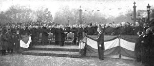 Streets Prints: La delivrance de l'Alsace et de la Lorraine celebree a Paris le 17 novembre 1918