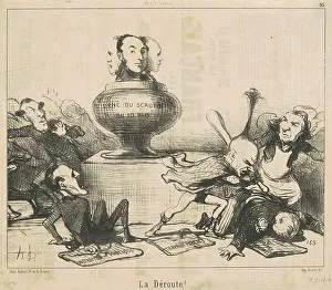 La dêroute!, 19th century. Creator: Honore Daumier