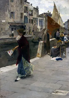 Tito Prints: La fa la modella, 1884