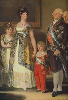A De Beruete Gallery: La Familia de Carlos IV (Grupo central), (The Family of Charles IV), 1800, (c1934)