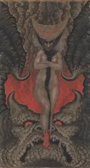 Heat Prints: La Femme de Satan, 1919. Creator: Nikolay Kalmakov
