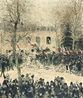 Grandchildren Prints: La fête des quatre-vingts ans de Victor Hugo
