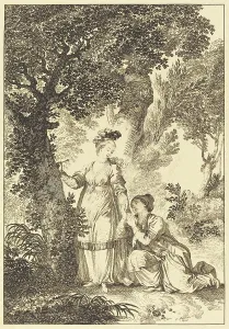 La fiancee du roi de Garbe: L'arbre. Creator: Louis Michel Petit
